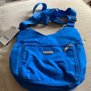 Baggallini crossover crossbody. Blue, NWT.